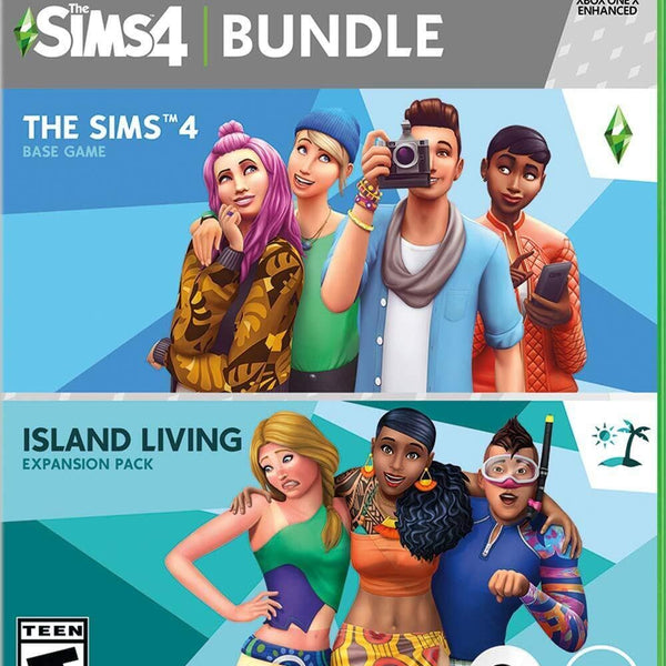 Sims 4 & Island Living Expansion Pack Bundle (2 Games in 1) - Xbox One - RYL