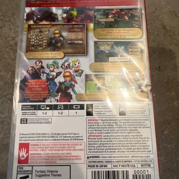 Hyrule Warriors: Definitive Edition - Nintendo Switch