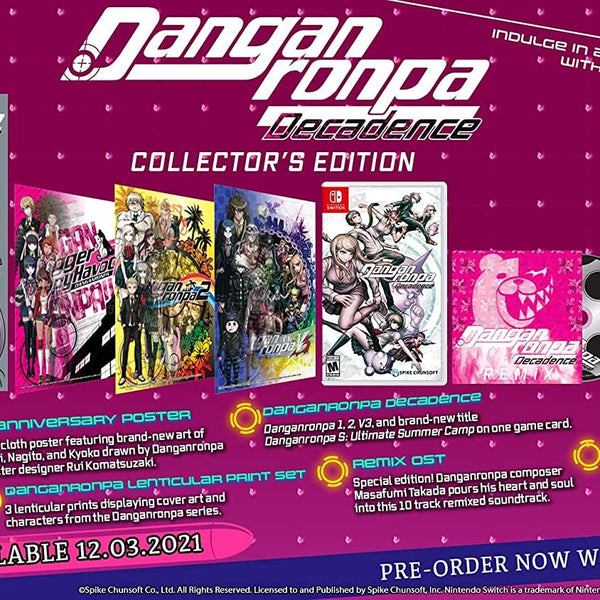 Danganronpa Decadence Collector's Edition - Nintendo Switch