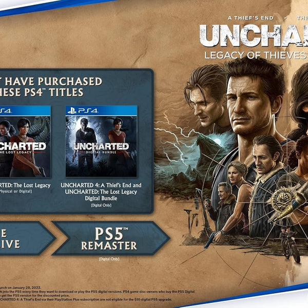 UNCHARTED: Legacy  EU Version (SPAIN) - Playstation 5 - RYL
