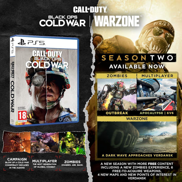 Call of Duty: Black Ops Cold War - EU Italian Cover - PlayStation 5