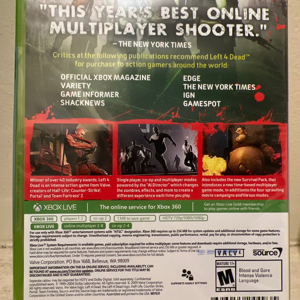 Left 4 Dead - Game of the Year Edition - Xbox 360 - GSB