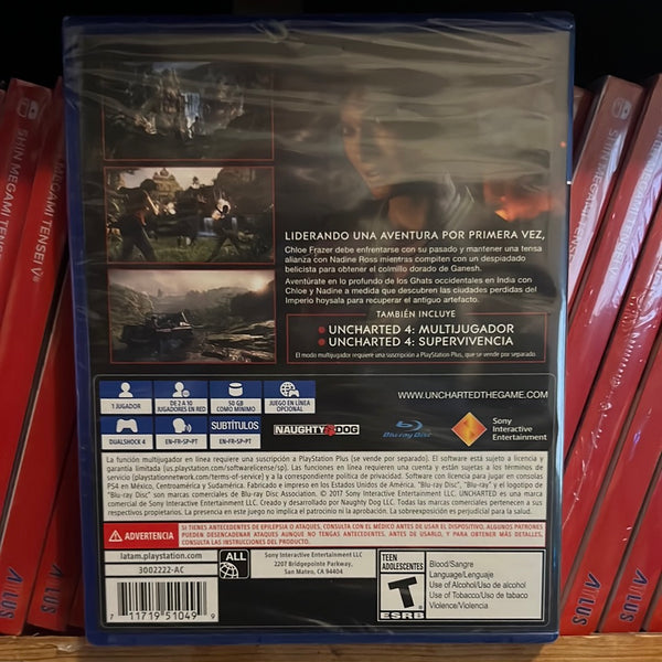 Uncharted: The Lost Legacy - Playstation 4