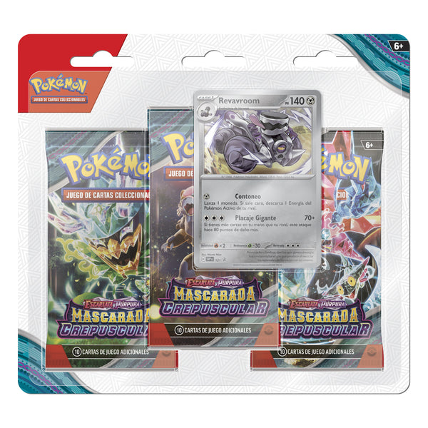 Pokemon TCG: Twilight Masquerade 3PK Booster Blister Latam - RYL
