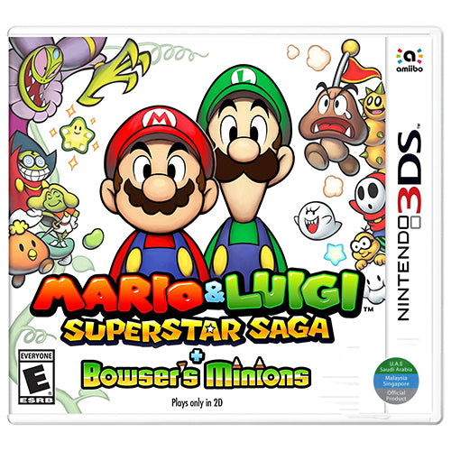 Mario & Luigi Superstar Saga + Bowser's Minions - 3DS - World Edition