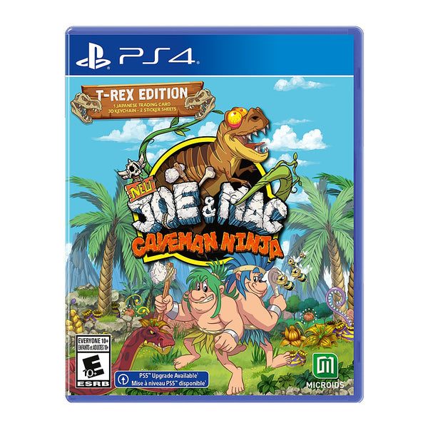 New Joe and Mac: Caveman Ninja - T-Rex Edition - PlayStation 4