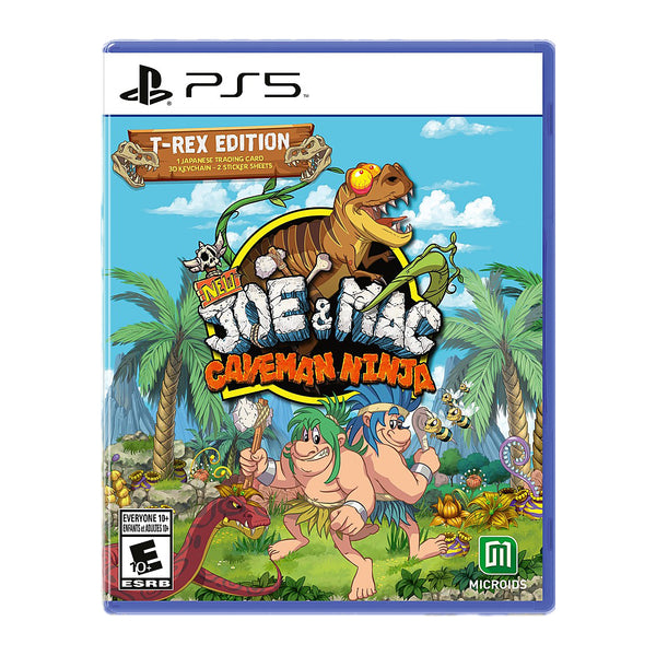 New Joe and Mac: Caveman Ninja - T-Rex Edition - PlayStation 5