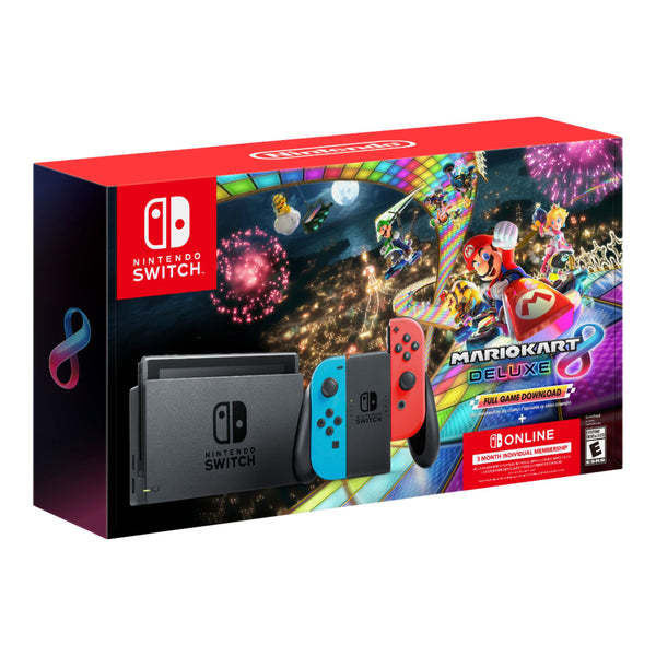 Mario Kart 8 Deluxe Color Joy-Con Console - Nintendo Switch