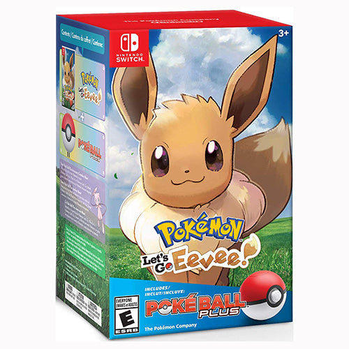 Pokémon: Let’s Go, Eevee! + Poké Ball Plus Pack - Nintendo Switch