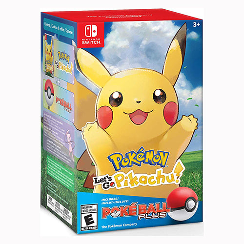 Pokémon: Let’s Go, Pikachu! + Poké Ball Plus Pack- Nintendo Switch