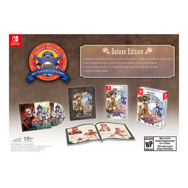 Prinny Presents NIS Classics Volume 1 Deluxe Edition - Nintendo Switch