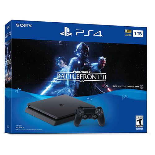 PlayStation 4 Slim 1TB Console - Star Wars Battlefront II Bundle - Playstation 4