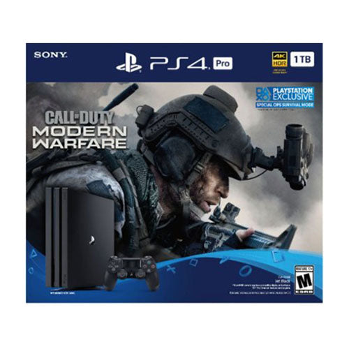 Pro 1TB Console - Call of Duty: Modern Warfare Bundle - Playstation 4