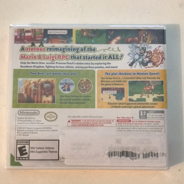 Mario & Luigi Superstar Saga + Bowser's Minions - 3DS - World Edition
