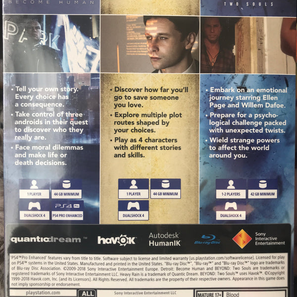 Quantic Dream Collection - Playstation 4