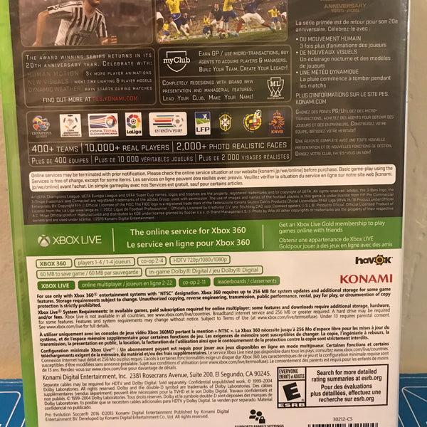 PES 2016 - Xbox 360