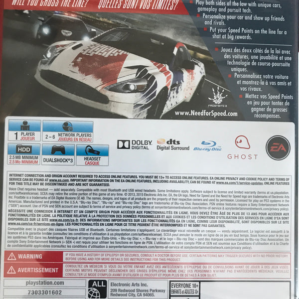 Need for Speed: Rivals - Playstation 3