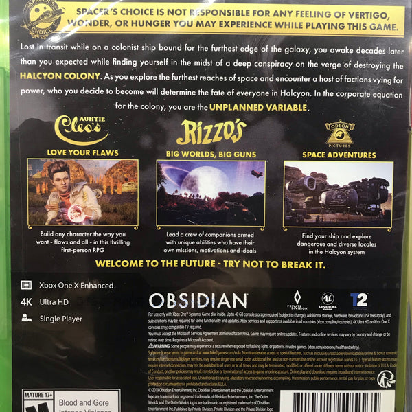 The Outer Worlds - XBOX ONE