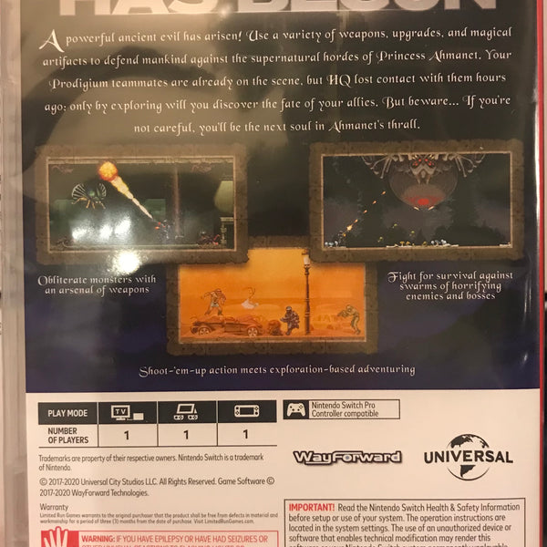 The Mummy Demastered - Nintendo Switch
