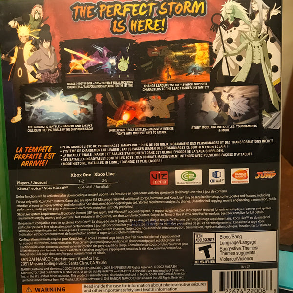 Naruto Shippuden: Ultimate Ninja Storm 4 - XBOX ONE
