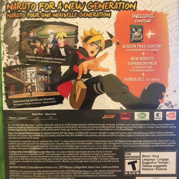 Naruto Shippuden: Ultimate Ninja Storm 4 - Road to Boruto - XBOX ONE