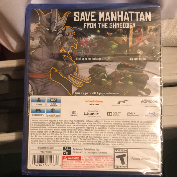 Teenage Mutant Ninja Turtles: Mutants in Manhattan - Playstation 4